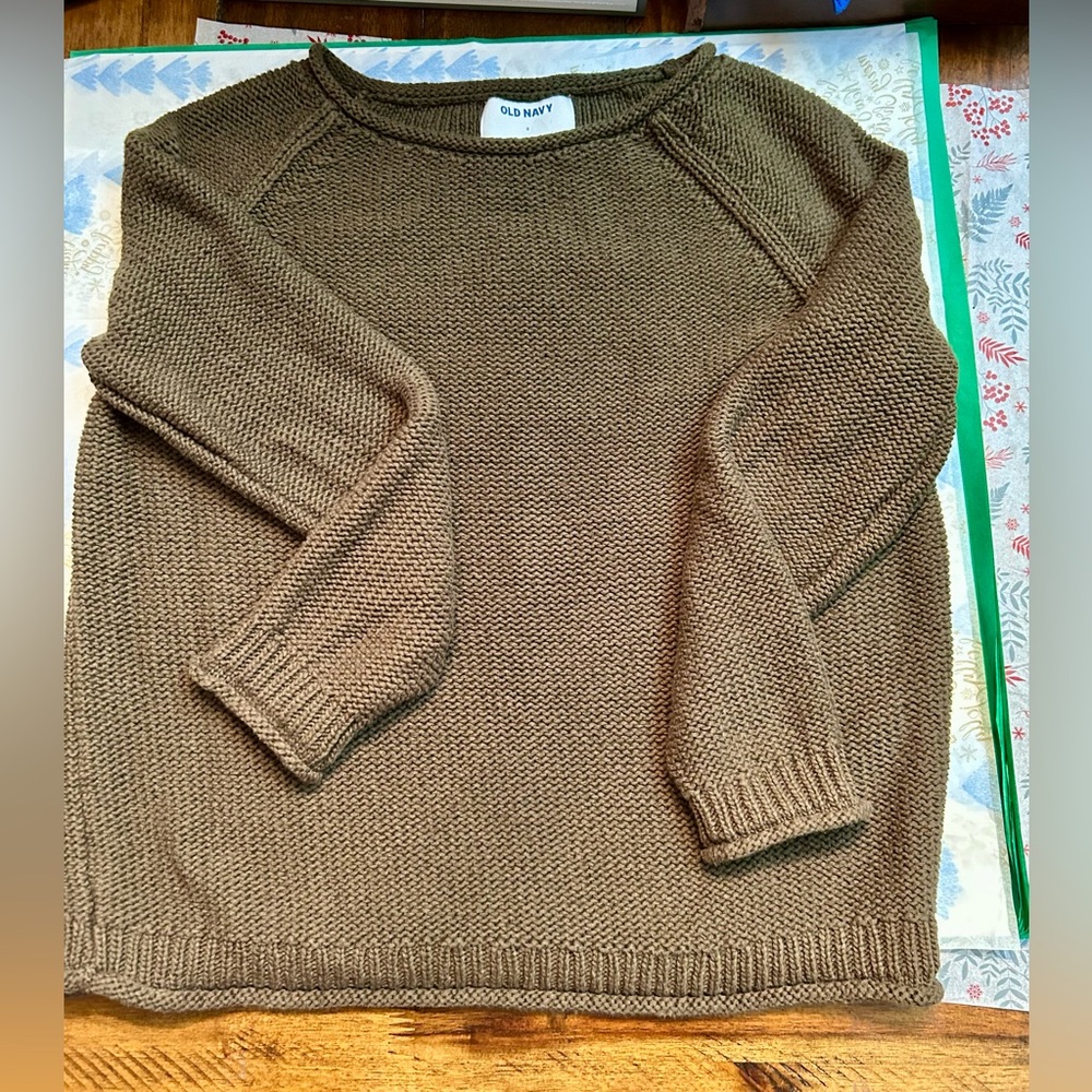 Old Navy Olive Knit Sweater